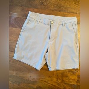 LULULEMON Commission 7-inch Men’s short. Size 31” Waist. Light khaki. Good cond